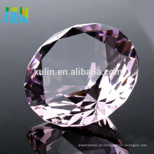 Presente de aniversário 40mm K9 Crystal Clear diamante jóias de cristal enfeites de artesanato
